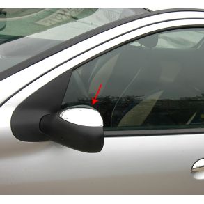Spejlkappe 2 stk - CITROËN C2 Hatchback rg. 2003-2009 - Rustfri stl krom