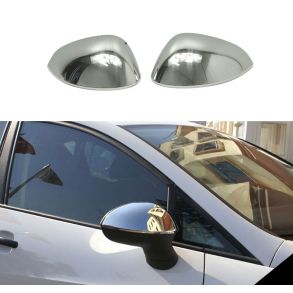 Spejlkappe 2 stk - SEAT LEON II Hatchback rg. 2009-2012 - Rustfri stl krom