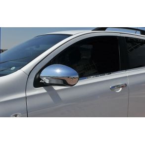 Spejlkappe 2 stk - NISSAN QASHQAI rg. 2007-2014 - Krom ABS Plastik