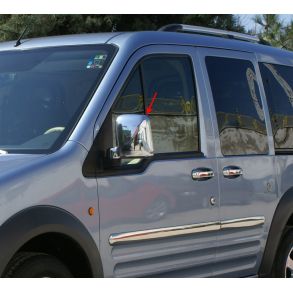 Spejlkappe 2 stk - FORD CONNECT rg. 2002-2009 - Krom ABS Plastik