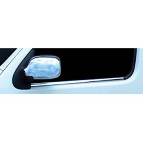 Spejlkappe 2 stk - RENAULT KANGOO I FACELIFT �rg. 2004-> - Rustfri st�l krom