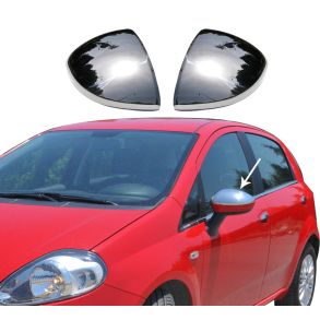 Spejlkappe 2 stk - FIAT LINEA Sedan rg. 2007-> - Rustfri stl krom