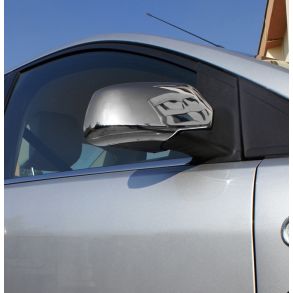 Spejlkappe 2 stk - FORD FOCUS II Hatchback rg. 2005-2008 - Rustfri stl krom