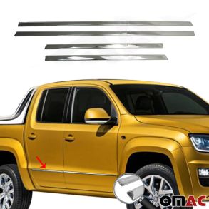 Sidelister - VOLKSWAGEN AMAROK rg. 2010> - 4 stk. Rustfri stl krom