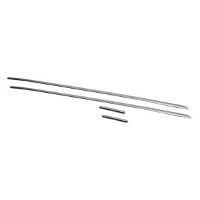 Sidelister - SMART 451 rg. 2007-2014 - 4 stk. Rustfri stl krom