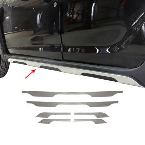 Sidelister - DACIA DUSTER rg. 2018-> - 4 stk. Rustfri stl brstet 