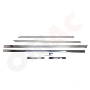 Sidelister - MERCEDES VITO W447 rg. 2014-> - 7 stk. Rustfri stl krom