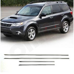Sidelister - SUBARU FORESTER rg. 2013-> - 4 stk. Rustfri stl krom