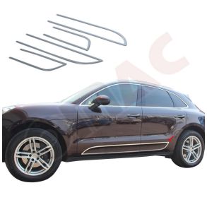 Sidelister - PORSCHE MACAN rg. 2014-> - 4 stk. Rustfri stl krom