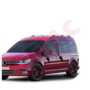 Sidelister - VW CADDY rg. 2015-> - 4 stk. Rustfri stl krom
