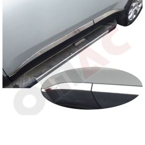 Sidelister - JEEP RENEGADE SUV rg. 2014-> - 4 stk. Rustfri stl krom