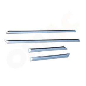 Sidelister - JEEP COMPASS rg. 2011-> - 4 stk. ABS plastik krom 