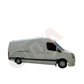 Sidelister - MERCEDES SPRINTER W906 & VW Crafter - 10 stk. Rustfri stl krom