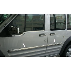 Sidelister - Ford Connect rg. 2002-2014 - 4 stk. Rustfri stl krom
