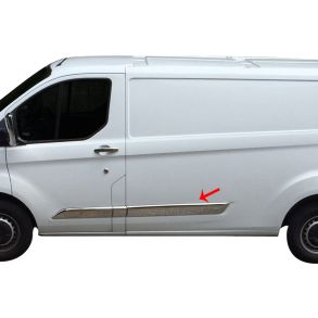 Sidelister - FORD TRANSIT TOURNEO/CUSTOM rg. 2013-> - 5 stk. Rustfri stl krom