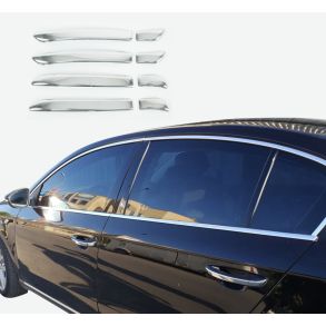 Chrom Drhndtag Cover i Rustfri Stl - VW Passat B6 Sedan 2005-2010 - 4 stk. covers 