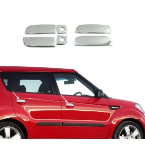 Chrom Drhndtag Cover i Rustfri Stl - Kia Soul 2008-2012