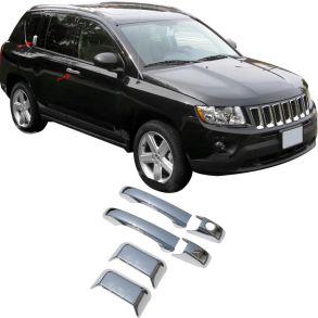 Chrom Drhndtag Cover i ABS Plastik - JEEP COMPASS SUV 2011->