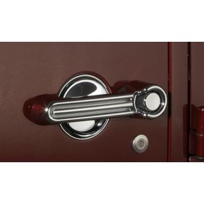 Chrom Drhndtag Cover i ABS Plastik - Jeep Wranger 2007->