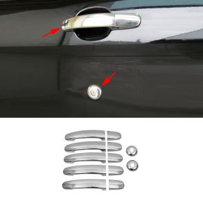 Chrom Drhndtag Cover i Rustfri Stl - Ford Transit 2014->