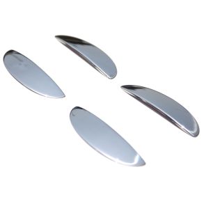 Chrom Drhndtag Cover i Rustfri Stl - OPEL CORSA C Hatchback 2000-2006