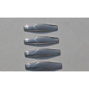 Chrom Drhndtag Cover i Rustfri Stl - Dacia SANDERO Hatchback 2008-2012