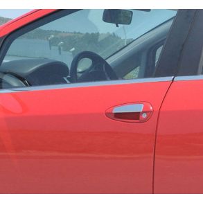 Chrom Drhndtag Cover i Rustfri Stl - Fiat Grande Punto Hatchback 2005-2009