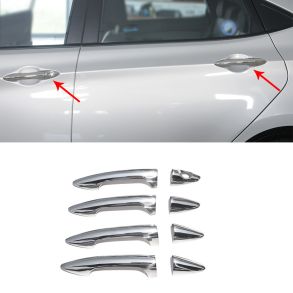 Chrom Drhndtag Cover i Rustfri Stl - Hyundai Accent Blue Sedan 2012->