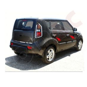 Chrom Drhndtag Cover i Rustfri Stl - KIA SOUL 2008->