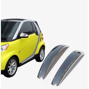 Chrom Drhndtag Cover i Rustfri Stl - Smart 451 Citycar 2007-2014