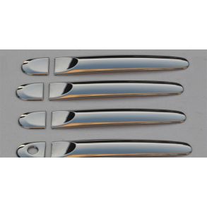 Chrom Drhndtag Cover i Rustfri Stl - Nissan Micra IV Hatchback 2010->