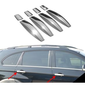 Chrom Drhndtag Cover i Rustfri Stl - Opel Astra H Hatchback 2004-2013