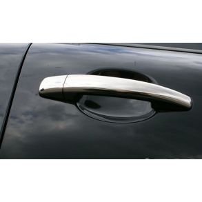 Chrom Drhndtag Cover i Rustfri Stl - Peugeot 407 2006-2010