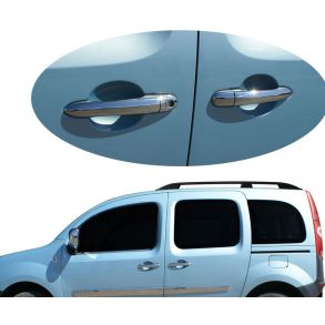 Chrom Drhndtag Cover i Rustfri Stl - Renault Kangoo II 2008->