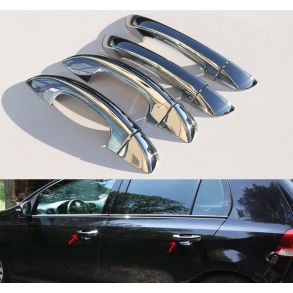 Chrom Drhndtag Cover i Rustfri Stl - Seat Alhambra II 2010->