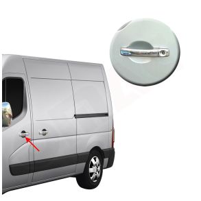 Chrom Drhndtag Cover i Rustfri Stl - RENAULT MASTER 2010->