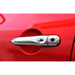 Chrom drhndtag cover i rustfri stl - Renault Clio hatchback 2012-2019