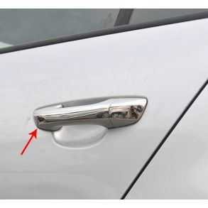 Chrom Drhndtag Cover i Rustfri Stl - VW GOLF VI Hatchback 2010-2013