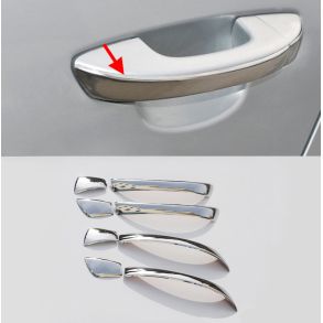 Chrom Drhndtag Cover i Rustfri Stl - VW Touareg II 2010->