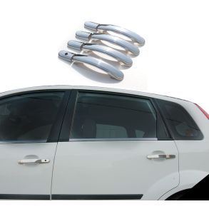 Chrom Drhndtag Cover i Rustfri Stl - FORD Fiesta V 2002-2012