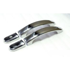 Chrom Drhndtag Cover i Rustfri Stl - Ford Fiesta V 2008->