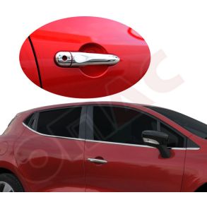 Chrom Drhndtag Cover i Rustfri Stl - Renault Clio IV Hatchback 2012->