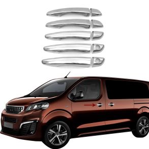 Chrom Drhndtag Cover i Rustfri Stl - Peugeot Expert III 2017->
