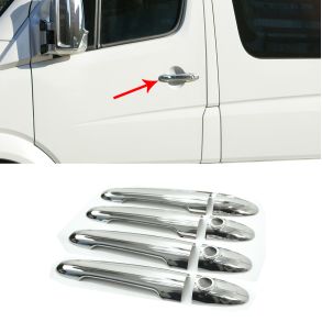 Chrom Drhndtag Cover i Rustfri Stl - Mercedes Sprinter W906 2006->