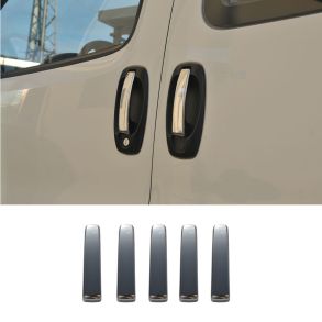 Chrom Drhndtag Cover i Rustfri Stl - Fiat Doblo II 2010-2014