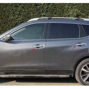 Chrom Drhndtag Cover i Rustfri Stl - Nissan Pulsar Hatchback 2016->