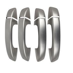 Satin Chrom Drhndtag Cover i Rustfri Stl - VW Touareg II 2011->