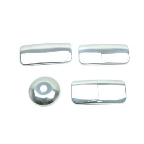 Chrom Drhndtag Cover i Rustfri Stl - Ford Transit 2000-2014