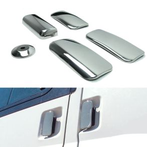 Chrom Drhndtag Cover i Rustfri Stl - Ford Transit 2000-2014