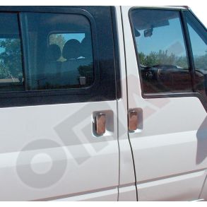 Chrom Drhndtag Cover i Rustfri Stl - Ford Transit 2000-2012